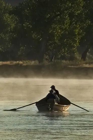 Misty Bighorn River morning at Royal Big Horn Club