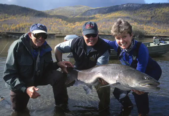 Mongolia taimen conservation and catch-and-release fishing