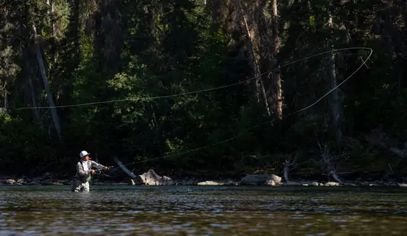 Sweetwater Travel guides on a remote fishing trip